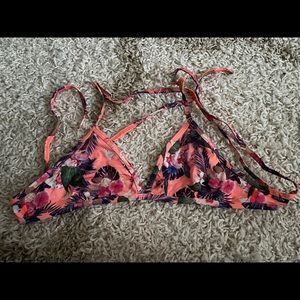 Jolyn Coral Patterned Swimsuit Top